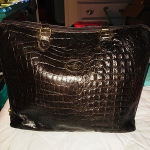 VINTAGE BROWN LEATHER TERRIDA TANGAROA VENEZIA